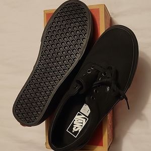 Vans black sneakers mens 8.5